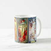 Vier Seizoenen reeks 3 van Mucha mok (Voorkant rechts)