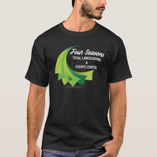 Vier seizoenen totaal landschapsontwerp t-shirt (Voorkant)