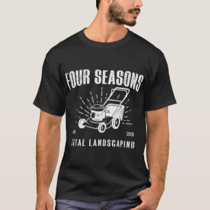 Vier seizoenen totaal landschapsontwerp t-shirt