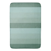 Vier Shades van Groene Stripes Badmat (Voorkant Verticaal)