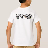 VIER shirt PANDAS - kies stijl - aanpasbaar (Achterkant)