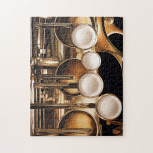 Vier sleutels legpuzzel