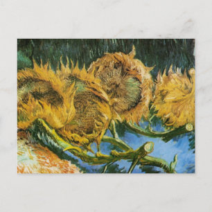 Vier sneeuwbloemen door Vincent van Gogh Briefkaart