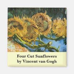 Vier sneeuwbloemen door Vincent van Gogh Magneet