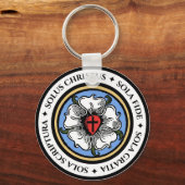 Vier Solas - Lutheran Sleutelhanger (Voorkant)