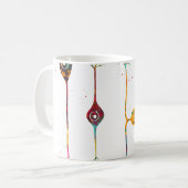 Vier soorten neuronen koffiemok (Voorkant links)