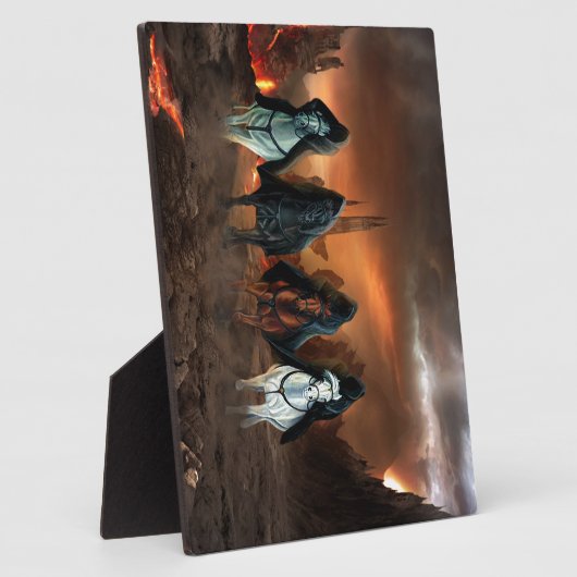 Vier sperma van de Apocalyps Fotoplaat (Zijkant)