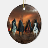 Vier sperma van de Apocalyps Keramisch Ornament (Links)