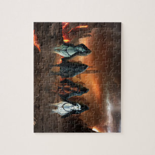 Vier sperma van de Apocalyps Legpuzzel