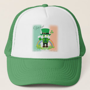 Vier St. Patrick's Day met een Lucky Cat Trucker Pet
