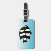 Vier Stripe Damselfish Bagagelabel (Voorkant verticaal)