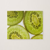 Vier stukken gesneden kiwi legpuzzel (Horizontaal)