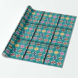 Vier Swallows quilt Cadeaupapier