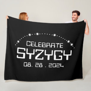 Vier Syzygy op 28 augustus 2024 Fleece Deken