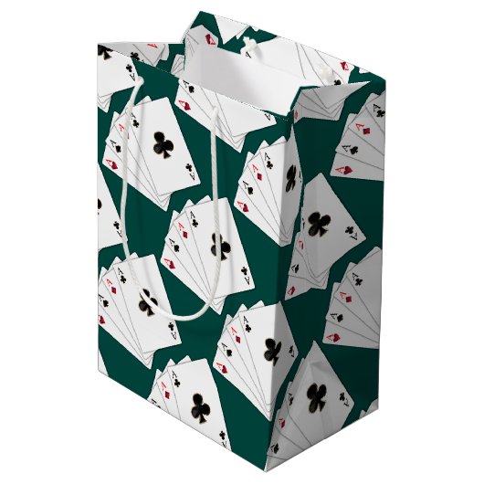 Vier tapekaarten medium cadeauzakje (Achterkant Gekanteld)