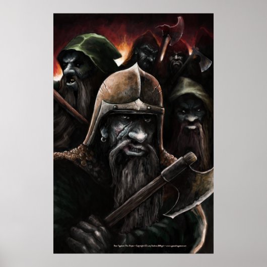 Vier tegen het Poster van Abyss (Voorkant)