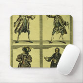 Vier tragische rollen muismat (Met muis)