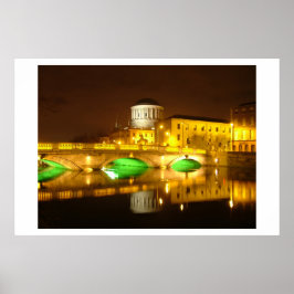 Vier tribunes Dublin Poster