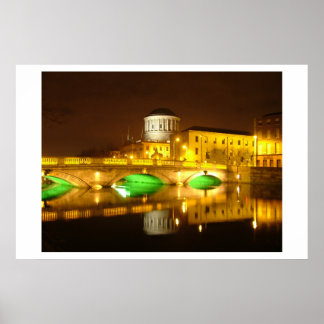 Vier tribunes Dublin Poster