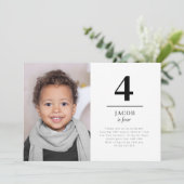 Vier uitnodigingen voor landschapsfoto's (Staand voorkant)