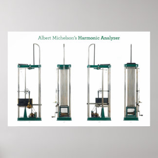 Vier Uitzichten op White: Harmonic Analyzer Poster