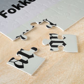 Vier Uitzichten van de Fokker "Red Baron" Legpuzzel (Zijkant)