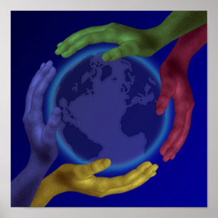 Vier uur op Aarde Poster