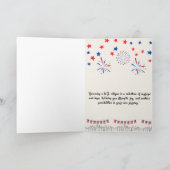 Vier uw Amerikaanse burgerschap – Inspirerend Kaart (Binnen)