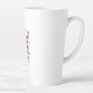 Vier uw Amerikaanse trots met deze prachtige  Latte Mok