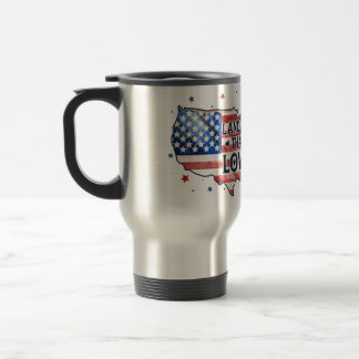 Vier uw Amerikaanse trots met deze prachtige  Reisbeker