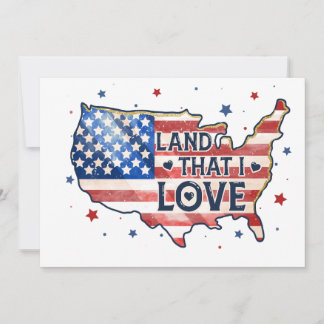 Vier uw Amerikaanse trots met deze prachtige  Save The Date