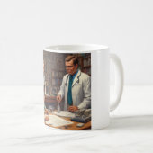 Vier uw reis: medische mijlpalen Mok (Voorkant rechts)