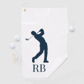 Vier uw speciale dag met een Mans golf Golfhanddoek (Insitu)