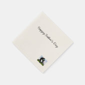 Vier Vaderdag met Custom Comic-Style Pap Servet (Hoek)