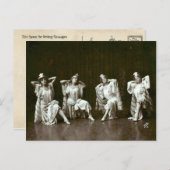 Vier Vaudeville Dancers slaan een pos in Briefkaart (Voorkant / Achterkant)