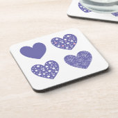 Vier Veri Peri Hearts Bier Onderzetter (Linkerzijde)