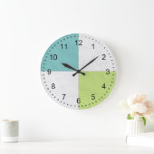 Vier vierkantspleinen grote klok (Huis)