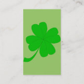 Vier Visitekaartje met lederen klavier (Achterkant)