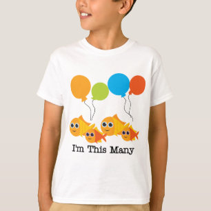 Vier Vissen Ik ben Dit Vele Tshirts en Geschenken