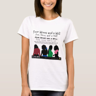Vier vrouwen en een Will Keepasvrouwen T-Shirt