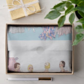 Vier vrouwen van Dupouy-Magnin Tissuepapier (Geschenk)