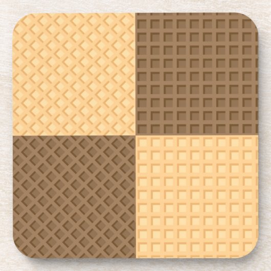 Vier Wafers Drankjes Onderzetter (Voorkant)