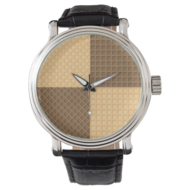 Vier Wafers Horloge (Voorkant)