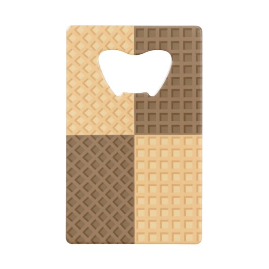 Vier Wafers Kredietkaart Flessenopener (Voorkant)