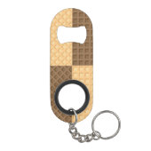 Vier Wafers Mini Flessenopener (Achterkant)