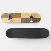 Vier Wafers Skateboard (Horizontaal)