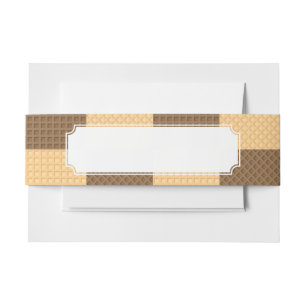 Vier Wafers Uitnodigingen Wikkel