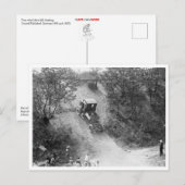 Vier wielrijdende hellingen briefkaart (Voorkant / Achterkant)