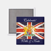 Vier Wills en Kate Keepsake Magnet Magneet (Voorkant / Achterkant)
