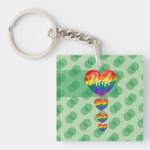 Vier zoetheid en kleur met deze Regenboog Sleutelhanger